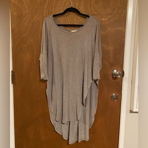 Anthropologie Deletta Taupe Tunic Top